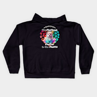 Samoyed: The Fluffiest Fluffer In the Fluff!! Kids Hoodie